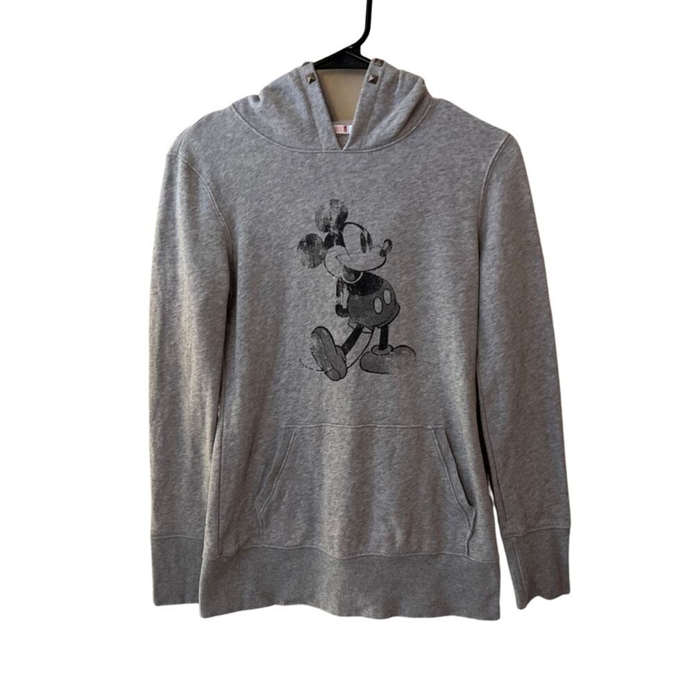 Uniqlo Mickey Mouse Studded Hoodie Sweatshirt Size XS